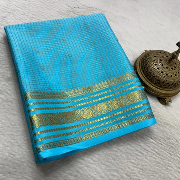 Timeless Mysore Silk Saree with Heritage Zari Work