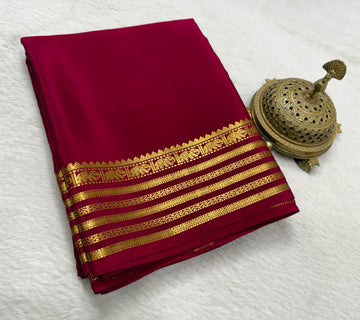 Timeless Mysore Silk Saree for Festive & Traditional Occasions