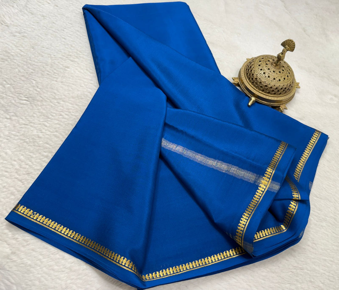 Premium Ethnic Mysore Silk Saree with Traditional Weaving