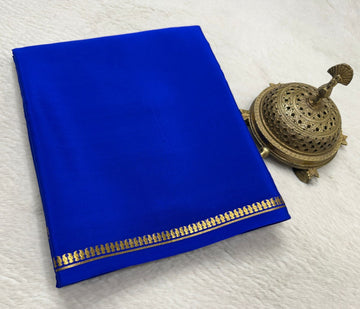 Traditional Premium Mysore Silk Saree with Designer Zari Border